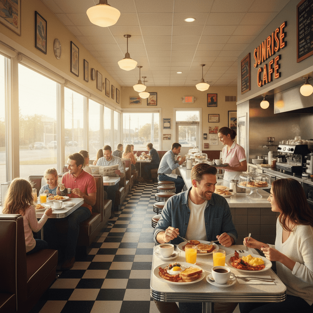 Open for breakfast and lunch